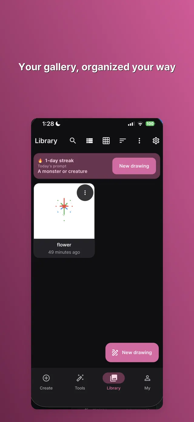 Your gallery, organized your way